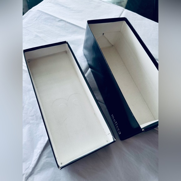 MELISSA Black Shoe Box for Storage Organization Shoes Collection (#B) - Picture 9 of 11